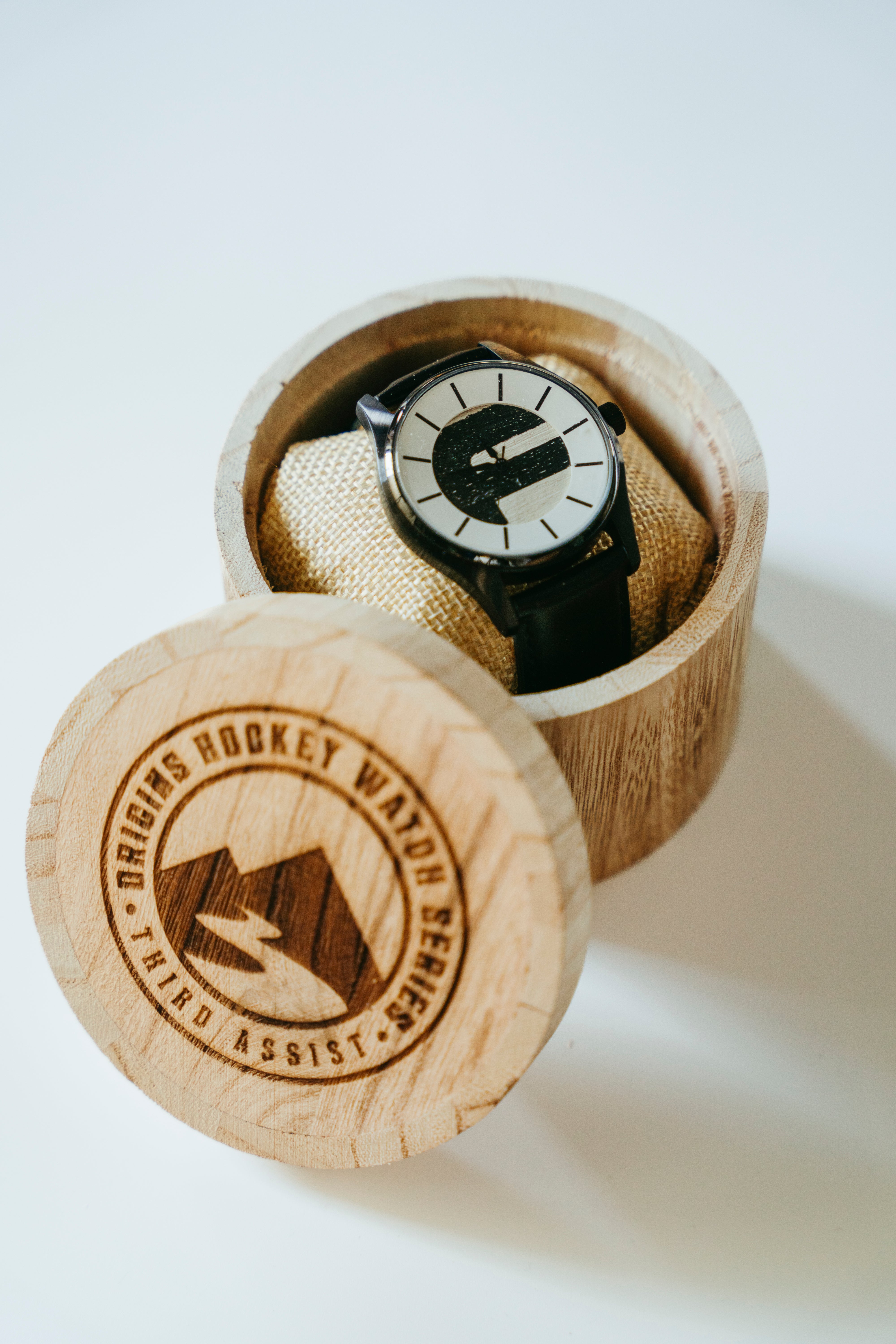 Limited Edition Hockey Watch - 1988 Titan TSM Wood Stick - Broten