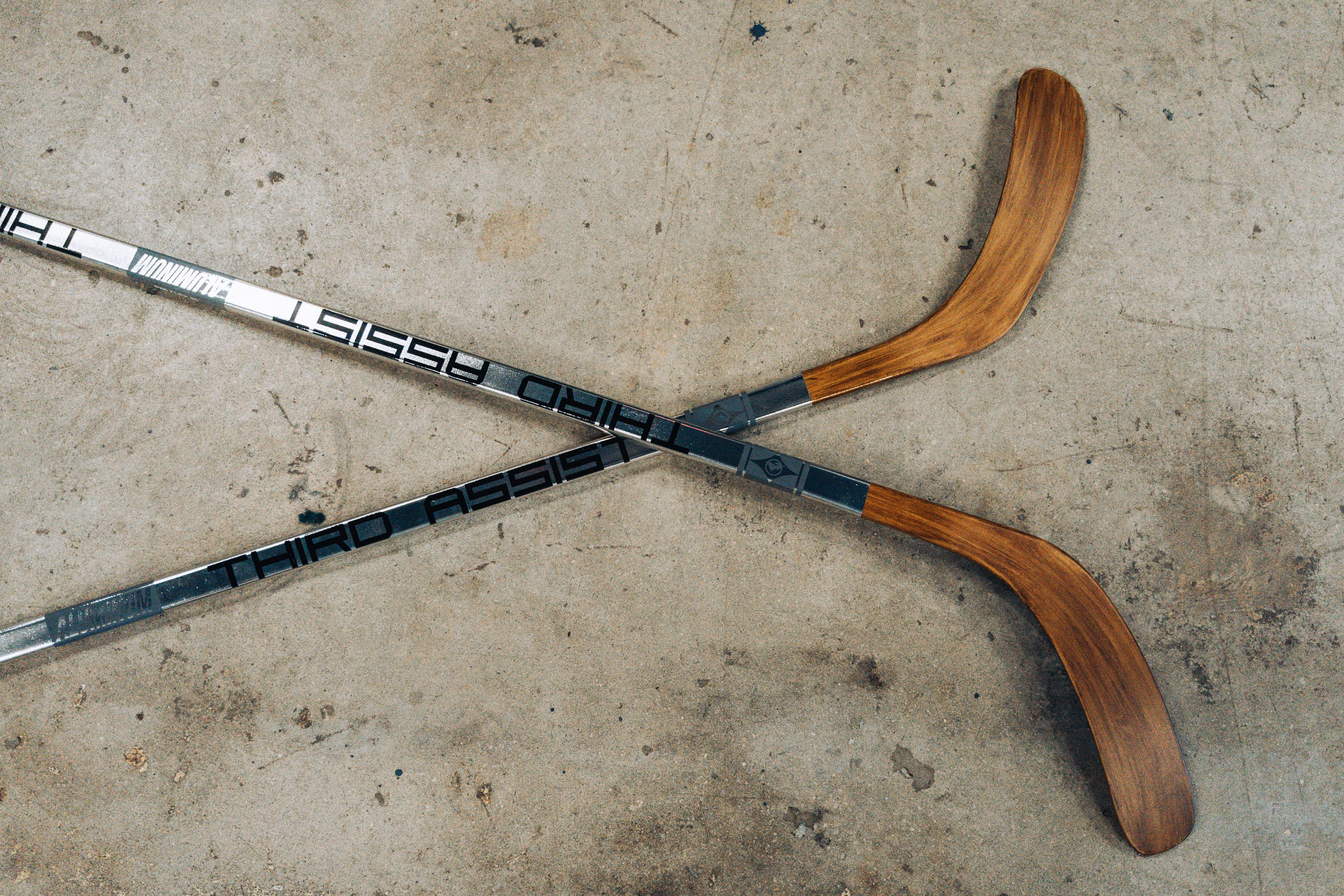 Throwback Series 'Aluminum' Hockey Stick - Inspired by the 90s